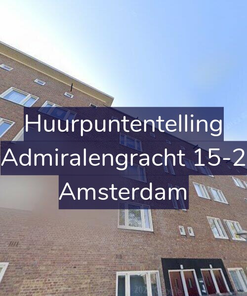 Foto gevel Huurpuntentelling voor Admiralengracht 15-2, Amsterdam