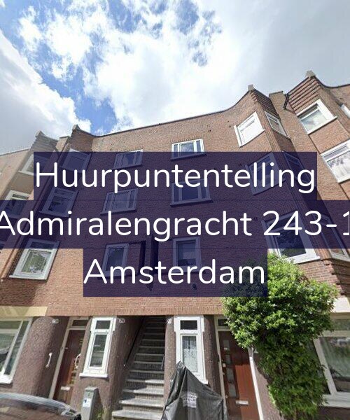 Foto gevel Huurpuntentelling voor Admiralengracht 243-1, Amsterdam