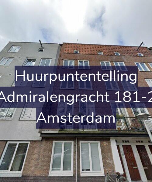 Foto gevel Huurpuntentelling voor Admiralengracht 181-2, Amsterdam