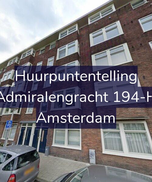 Foto gevel Huurpuntentelling voor Admiralengracht 194-H, Amsterdam