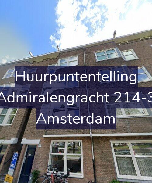Foto gevel Huurpuntentelling voor Admiralengracht 214-3, Amsterdam
