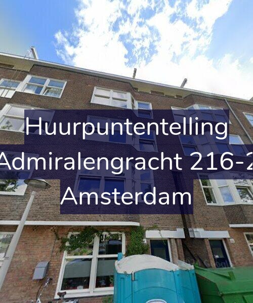 Foto gevel Huurpuntentelling voor Admiralengracht 216-2, Amsterdam