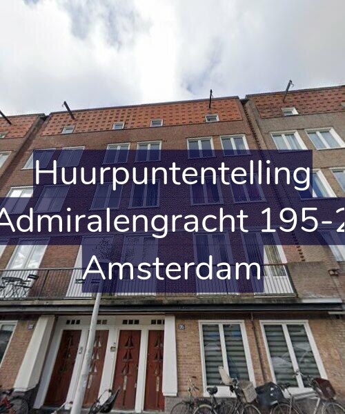 Foto gevel Huurpuntentelling voor Admiralengracht 195-2, Amsterdam