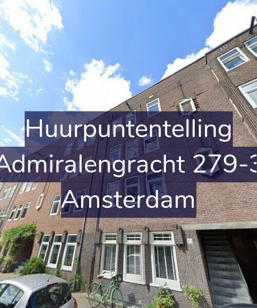 Foto gevel Huurpuntentelling voor Admiralengracht 279-3, Amsterdam