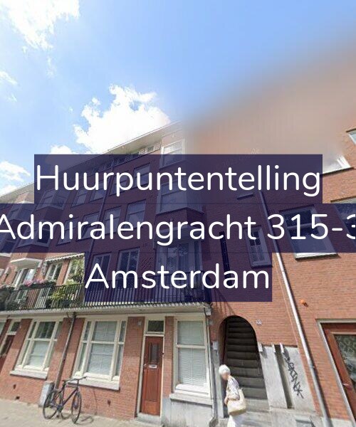 Foto gevel Huurpuntentelling voor Admiralengracht 315-3, Amsterdam