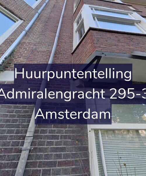 Foto gevel Huurpuntentelling voor Admiralengracht 295-3, Amsterdam