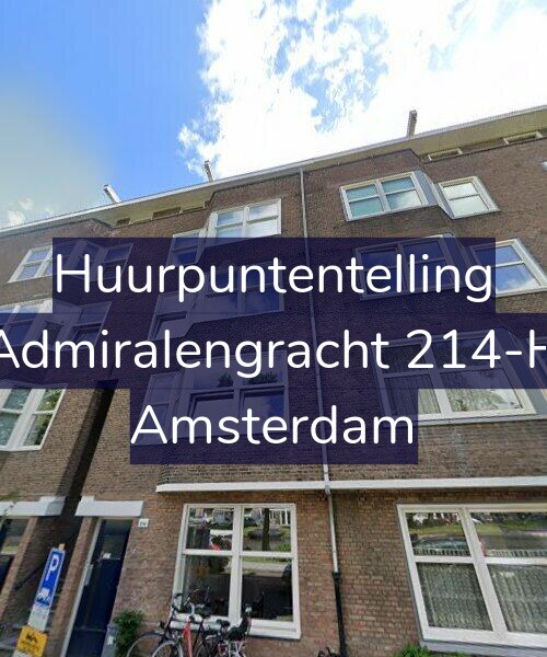 Foto gevel Huurpuntentelling voor Admiralengracht 214-H, Amsterdam