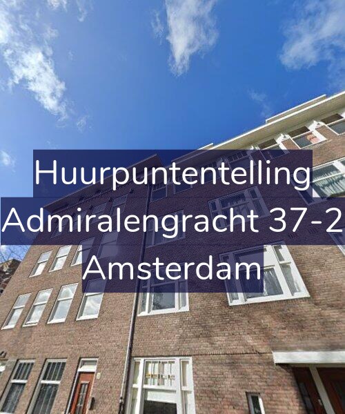 Foto gevel Huurpuntentelling voor Admiralengracht 37-2, Amsterdam