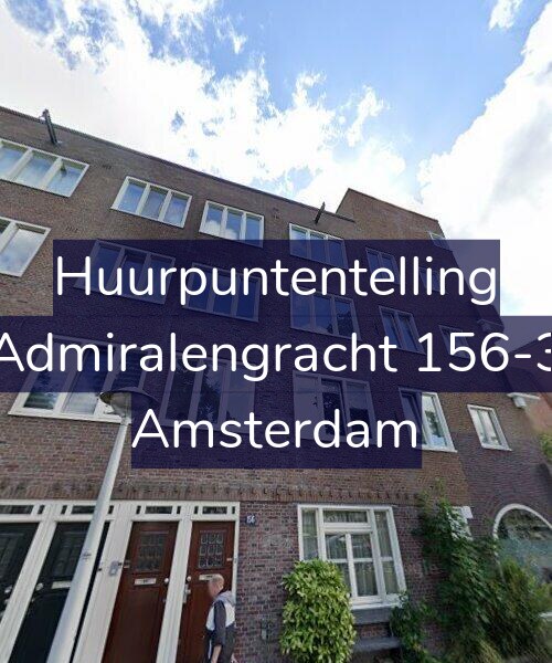 Foto gevel Huurpuntentelling voor Admiralengracht 156-3, Amsterdam