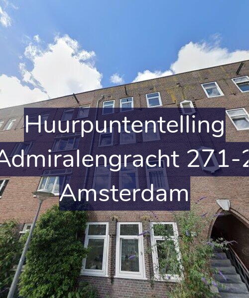 Foto gevel Huurpuntentelling voor Admiralengracht 271-2, Amsterdam