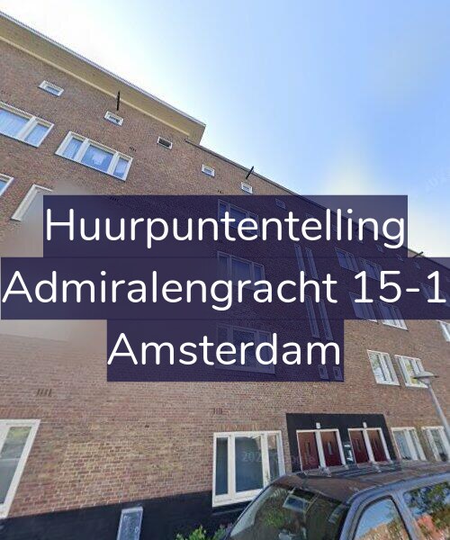 Foto gevel Huurpuntentelling voor Admiralengracht 15-1, Amsterdam