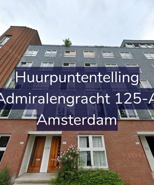 Foto gevel Huurpuntentelling voor Admiralengracht 125-A, Amsterdam