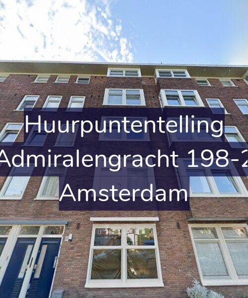 Foto gevel Huurpuntentelling voor Admiralengracht 198-2, Amsterdam