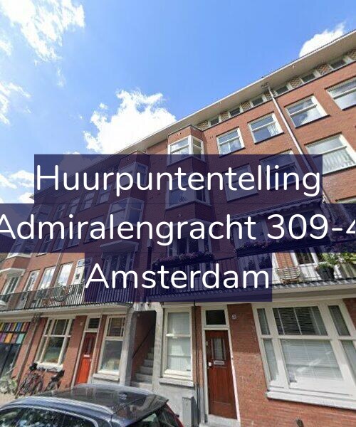 Foto gevel Huurpuntentelling voor Admiralengracht 309-4, Amsterdam
