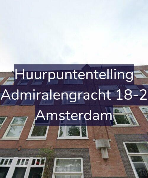 Foto gevel Huurpuntentelling voor Admiralengracht 18-2, Amsterdam