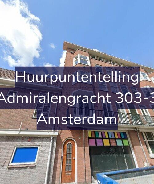 Foto gevel Huurpuntentelling voor Admiralengracht 303-3, Amsterdam