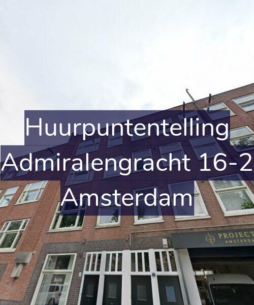 Foto gevel Huurpuntentelling voor Admiralengracht 16-2, Amsterdam
