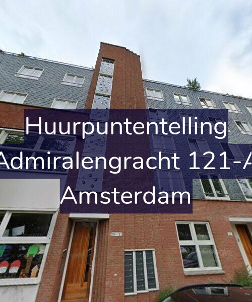 Foto gevel Huurpuntentelling voor Admiralengracht 121-A, Amsterdam