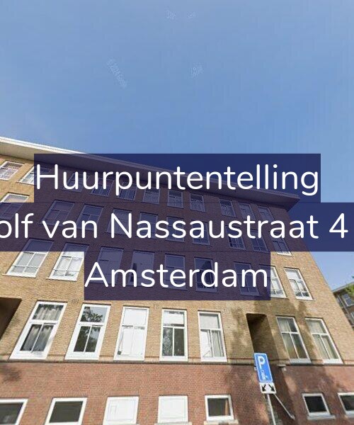 Foto gevel Huurpuntentelling voor Adolf van Nassaustraat 41-2, Amsterdam