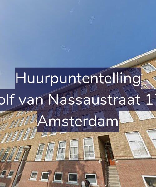 Foto gevel Huurpuntentelling voor Adolf van Nassaustraat 17-3, Amsterdam