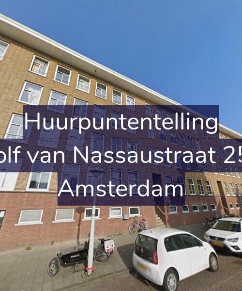 Foto gevel Huurpuntentelling voor Adolf van Nassaustraat 25-H, Amsterdam