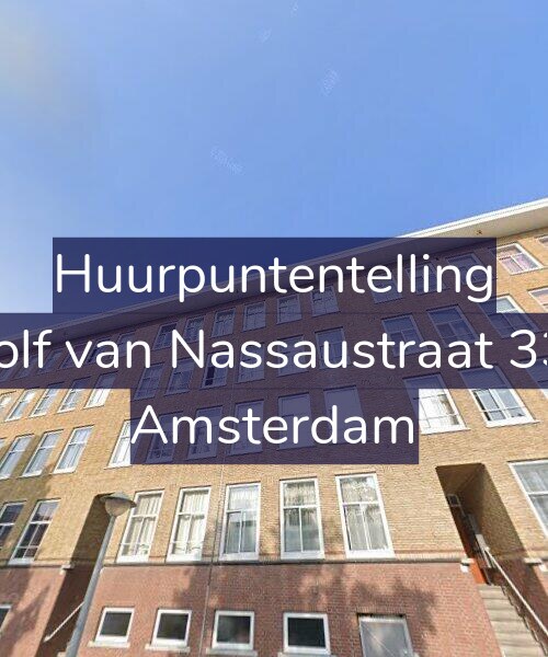 Foto gevel Huurpuntentelling voor Adolf van Nassaustraat 33-2, Amsterdam