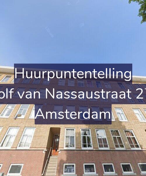 Foto gevel Huurpuntentelling voor Adolf van Nassaustraat 27-3, Amsterdam