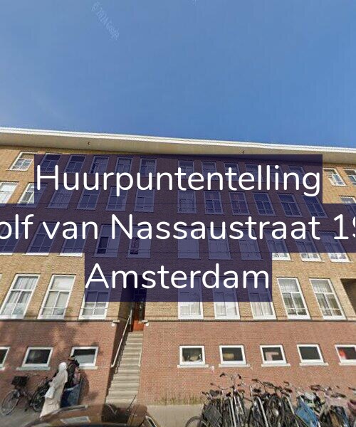 Foto gevel Huurpuntentelling voor Adolf van Nassaustraat 19-1, Amsterdam