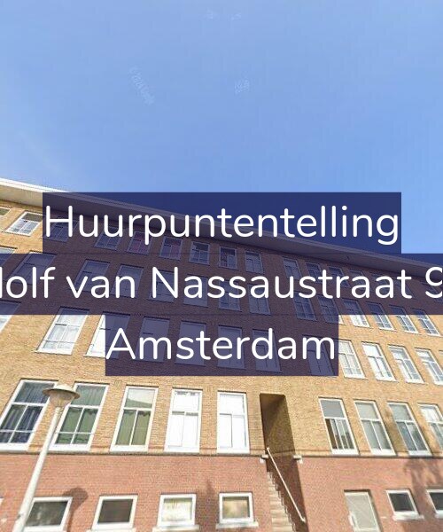 Foto gevel Huurpuntentelling voor Adolf van Nassaustraat 9-2, Amsterdam