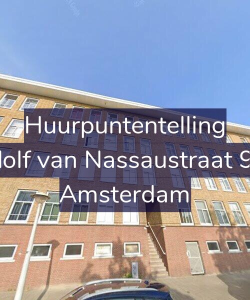 Foto gevel Huurpuntentelling voor Adolf van Nassaustraat 9-1, Amsterdam