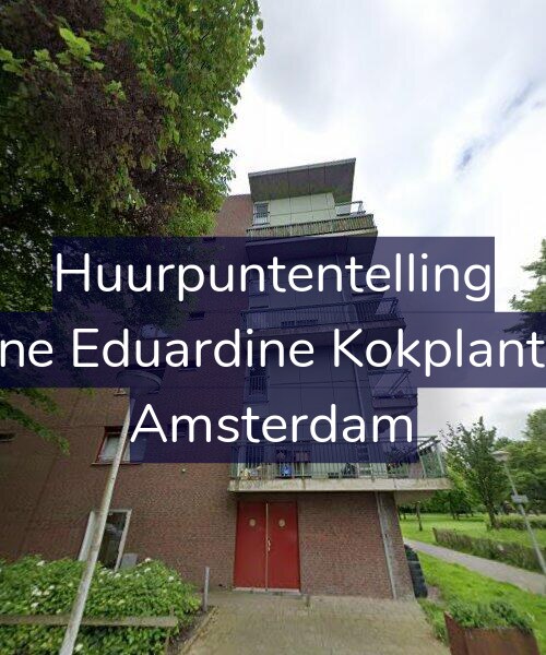 Foto gevel Huurpuntentelling voor Adolphine Eduardine Kokplantsoen 61, Amsterdam