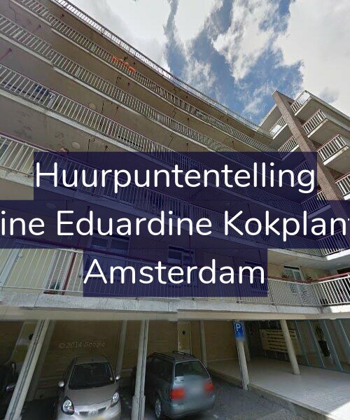 Foto gevel Huurpuntentelling voor Adolphine Eduardine Kokplantsoen 1, Amsterdam