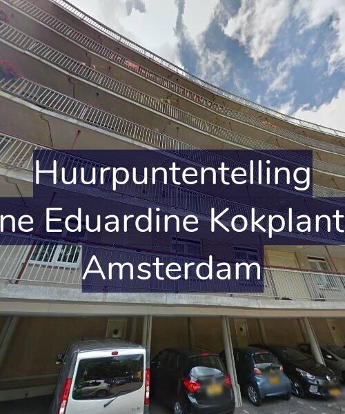 Foto gevel Huurpuntentelling voor Adolphine Eduardine Kokplantsoen 16, Amsterdam