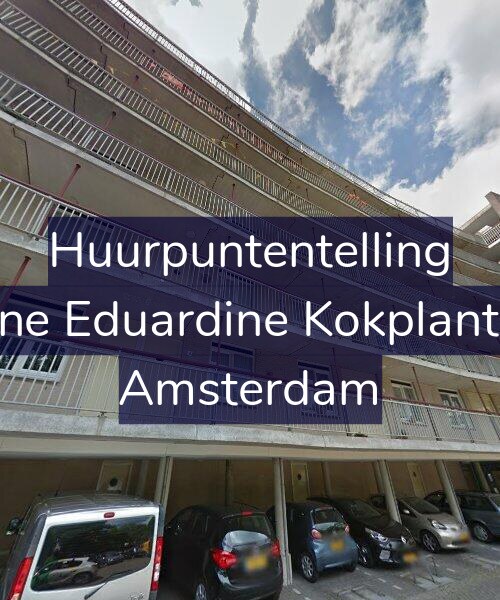 Foto gevel Huurpuntentelling voor Adolphine Eduardine Kokplantsoen 14, Amsterdam