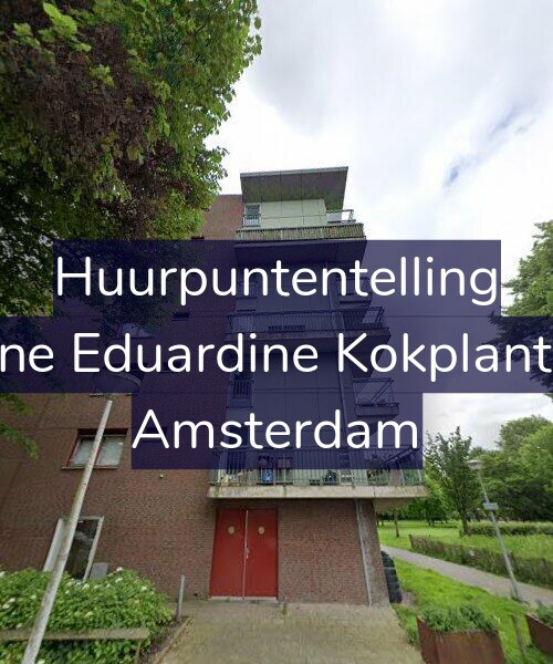 Foto gevel Huurpuntentelling voor Adolphine Eduardine Kokplantsoen 54, Amsterdam