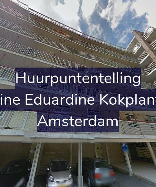 Foto gevel Huurpuntentelling voor Adolphine Eduardine Kokplantsoen 4, Amsterdam