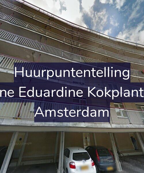 Foto gevel Huurpuntentelling voor Adolphine Eduardine Kokplantsoen 39, Amsterdam