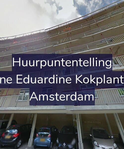 Foto gevel Huurpuntentelling voor Adolphine Eduardine Kokplantsoen 12, Amsterdam