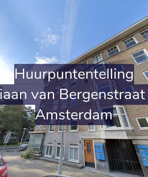 Foto gevel Huurpuntentelling voor Adriaan van Bergenstraat 1-1, Amsterdam