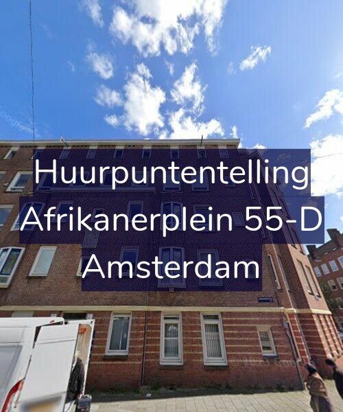 Foto gevel Huurpuntentelling voor Afrikanerplein 55-D, Amsterdam