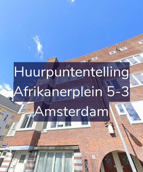 Foto gevel Huurpuntentelling voor Afrikanerplein 5-3, Amsterdam