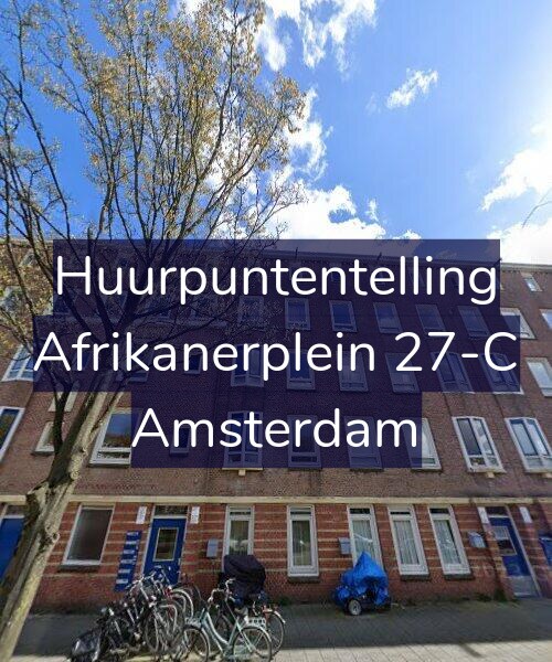 Foto gevel Huurpuntentelling voor Afrikanerplein 27-C, Amsterdam