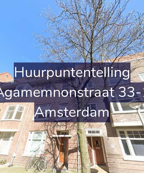 Foto gevel Huurpuntentelling voor Agamemnonstraat 33-1, Amsterdam