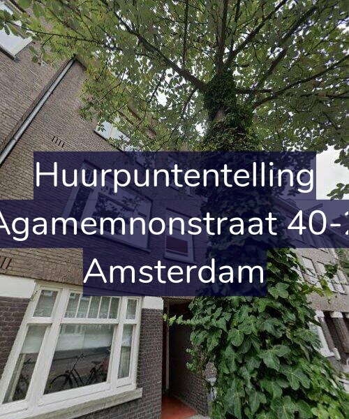 Foto gevel Huurpuntentelling voor Agamemnonstraat 40-2, Amsterdam
