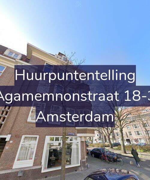 Foto gevel Huurpuntentelling voor Agamemnonstraat 18-3, Amsterdam