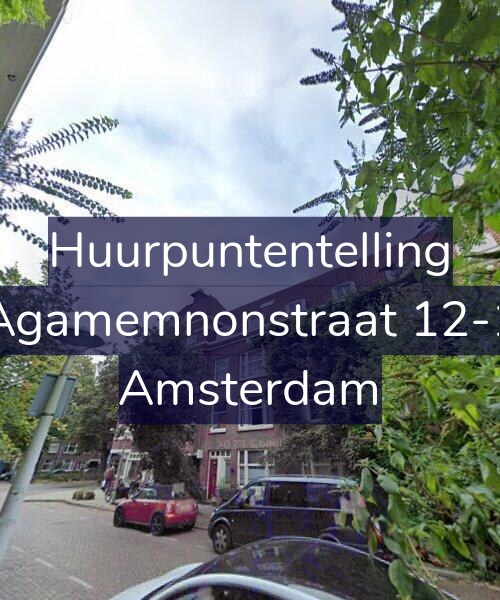 Foto gevel Huurpuntentelling voor Agamemnonstraat 12-1, Amsterdam