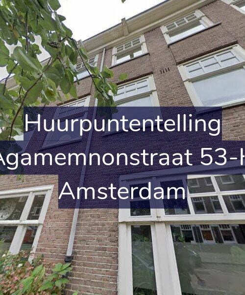 Foto gevel Huurpuntentelling voor Agamemnonstraat 53-H, Amsterdam