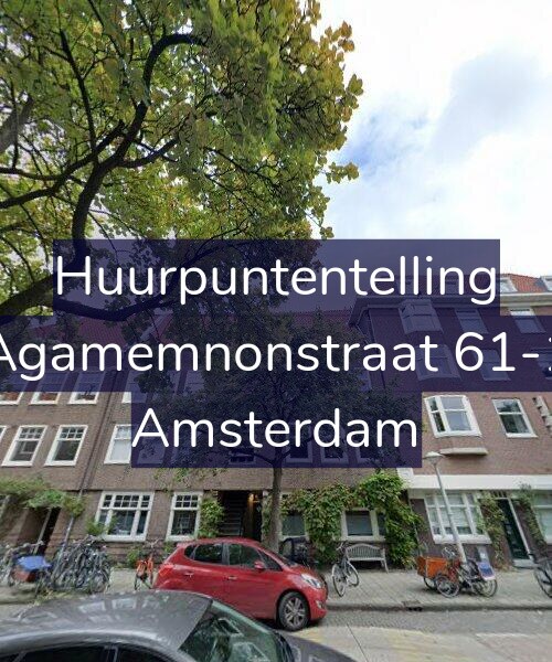 Foto gevel Huurpuntentelling voor Agamemnonstraat 61-1, Amsterdam