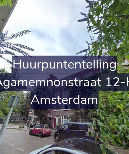 Foto gevel Huurpuntentelling voor Agamemnonstraat 12-H, Amsterdam