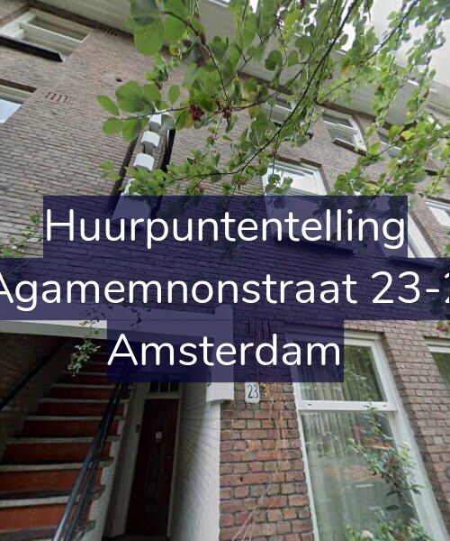 Foto gevel Huurpuntentelling voor Agamemnonstraat 23-2, Amsterdam